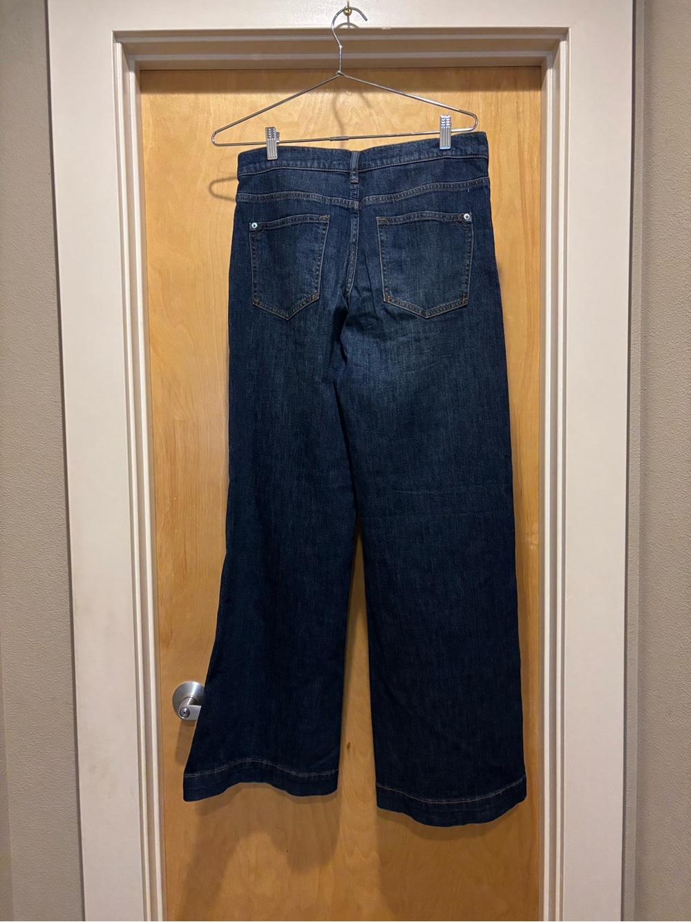 Pilcro Anthropologie Wide-Leg Jeans - Dark Wash, Size 27 - Picture 3 of 5